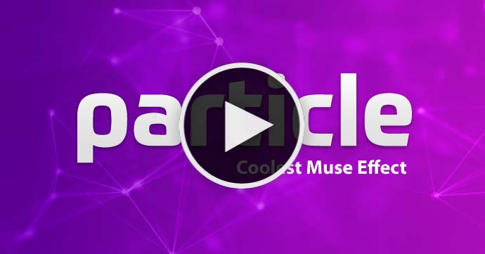 Adobe Muse Tutorial - Awesome Particles interactive effect for Adobe Muse