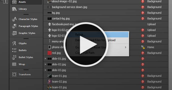 Adobe Muse Tutorial - Muse Basics - Replacing images in muse