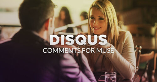 DISQUS Comments Muse Widget - Hero Image