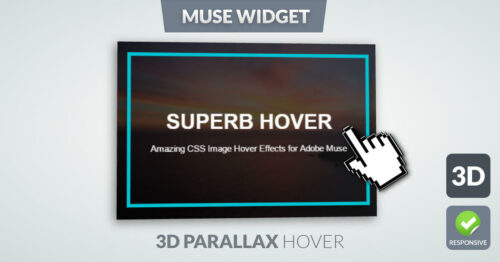 3D Parallax Image Hover Effect Muse Widget - Featured Image