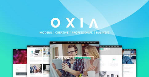 Oxia Adobe Muse Theme - Product Image