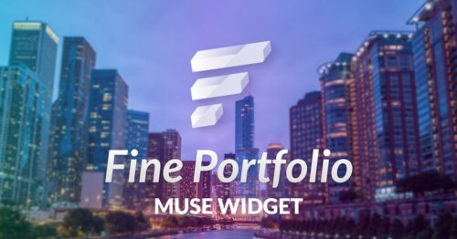 Fine portfolio thumbnails Adobe Muse Widget - Share Image