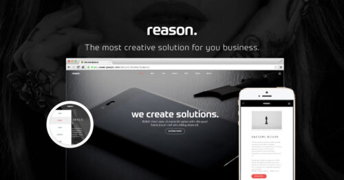 Reason - Creative Modern Adobe Muse Template by MuseShop.net - Featured Image