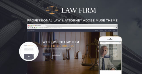 Law Firm Adobe Muse theme by MuseShop.net - Featured Image